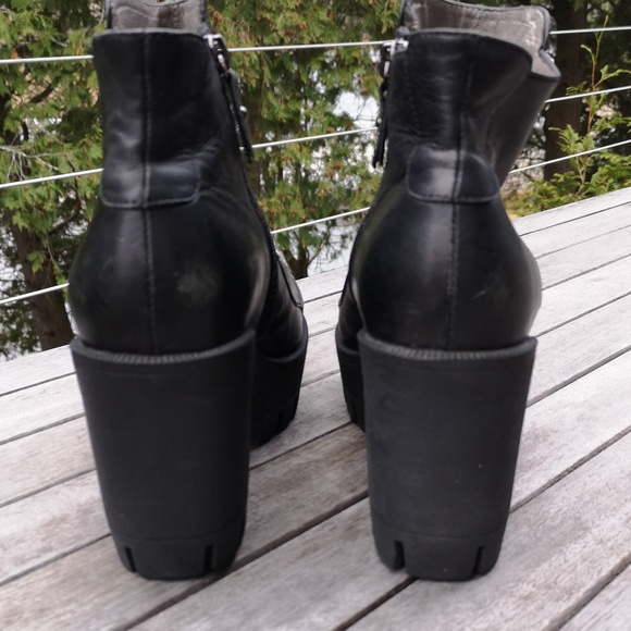 Shoe the Bear leather platform ankle boots - Picture 6 of 13